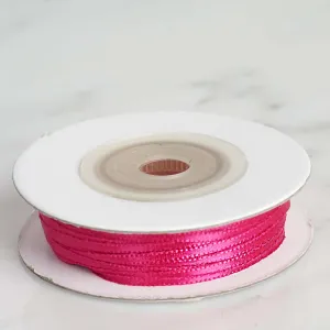 100 Yards 1 16" Fuchsia Single Face Decorative Satin Ribbon