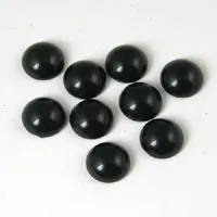 10mm Round Acrylic Cabochons, Onyx, pk/20