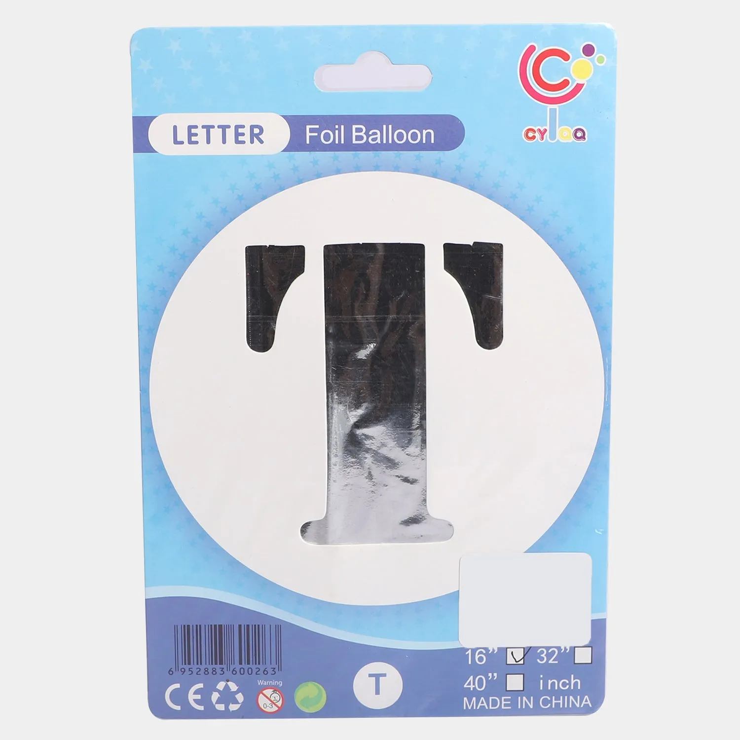 1PC Decoration Alphabet / Letter Balloon | 16 Inches| (T)