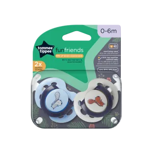 2-PK Pacifiers Tommee Tippee