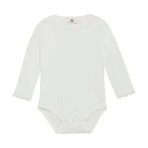 (210323) Body LS Pointelle - Egret