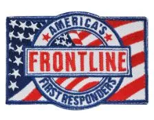 Americas FRONTLINE First Responders Patch - VELCRO