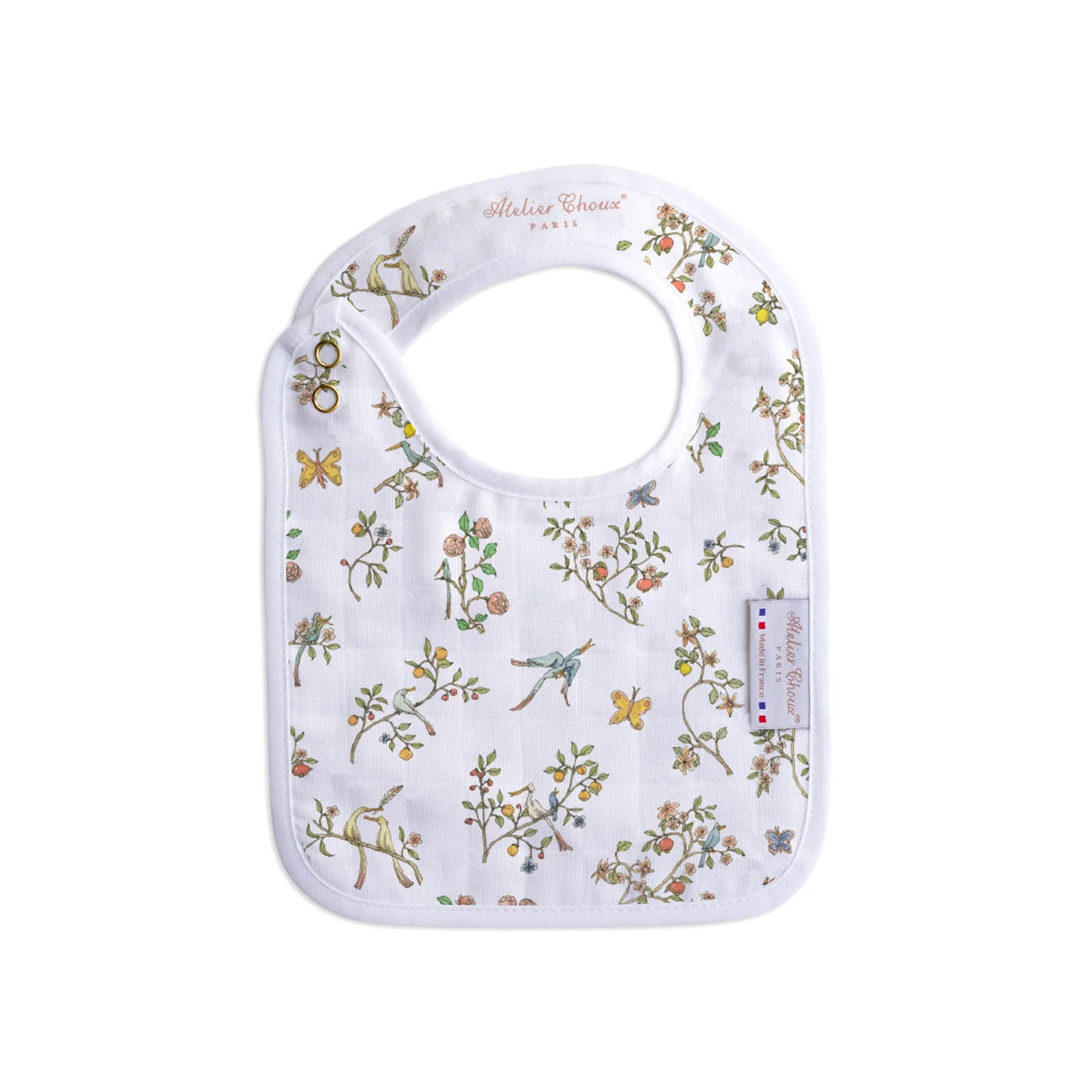 Atelier Choux Small Bib in Bloom Blue