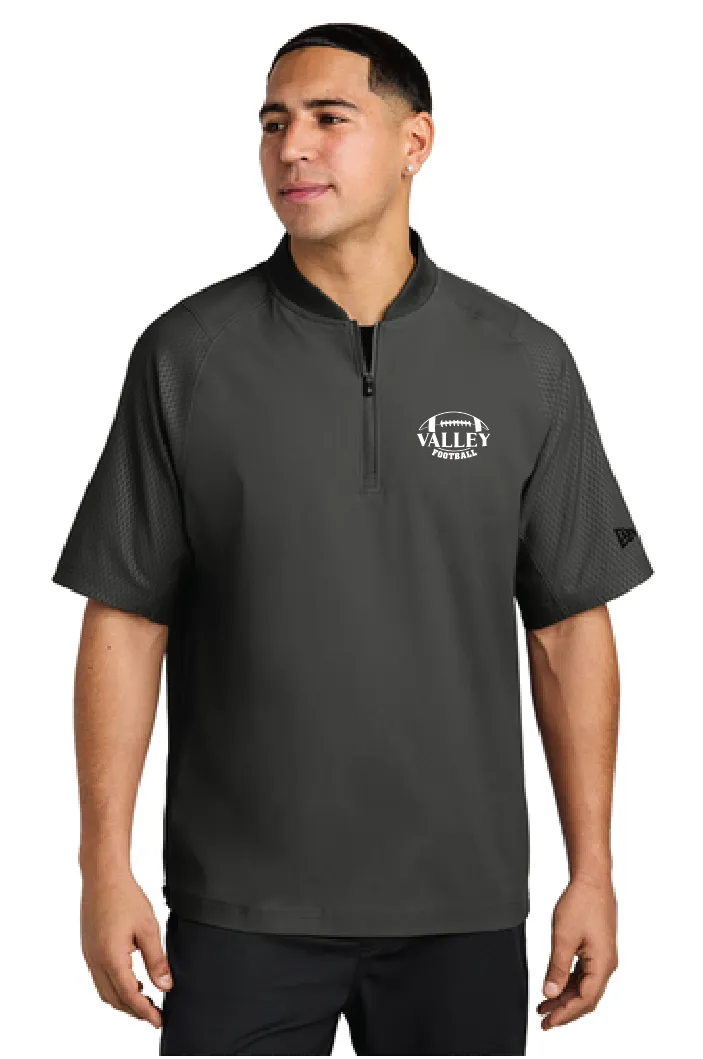 AV Coaches - Embroidered - New Era® Cage Short Sleeve 1/4-Zip Jacket