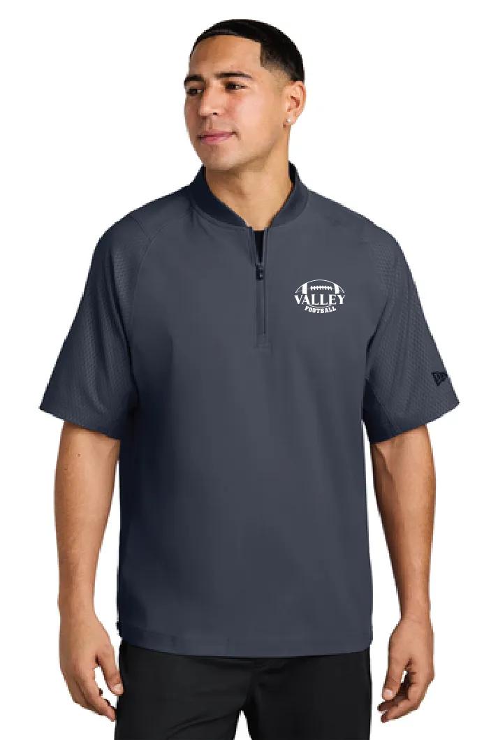 AV Coaches - Embroidered - New Era® Cage Short Sleeve 1/4-Zip Jacket