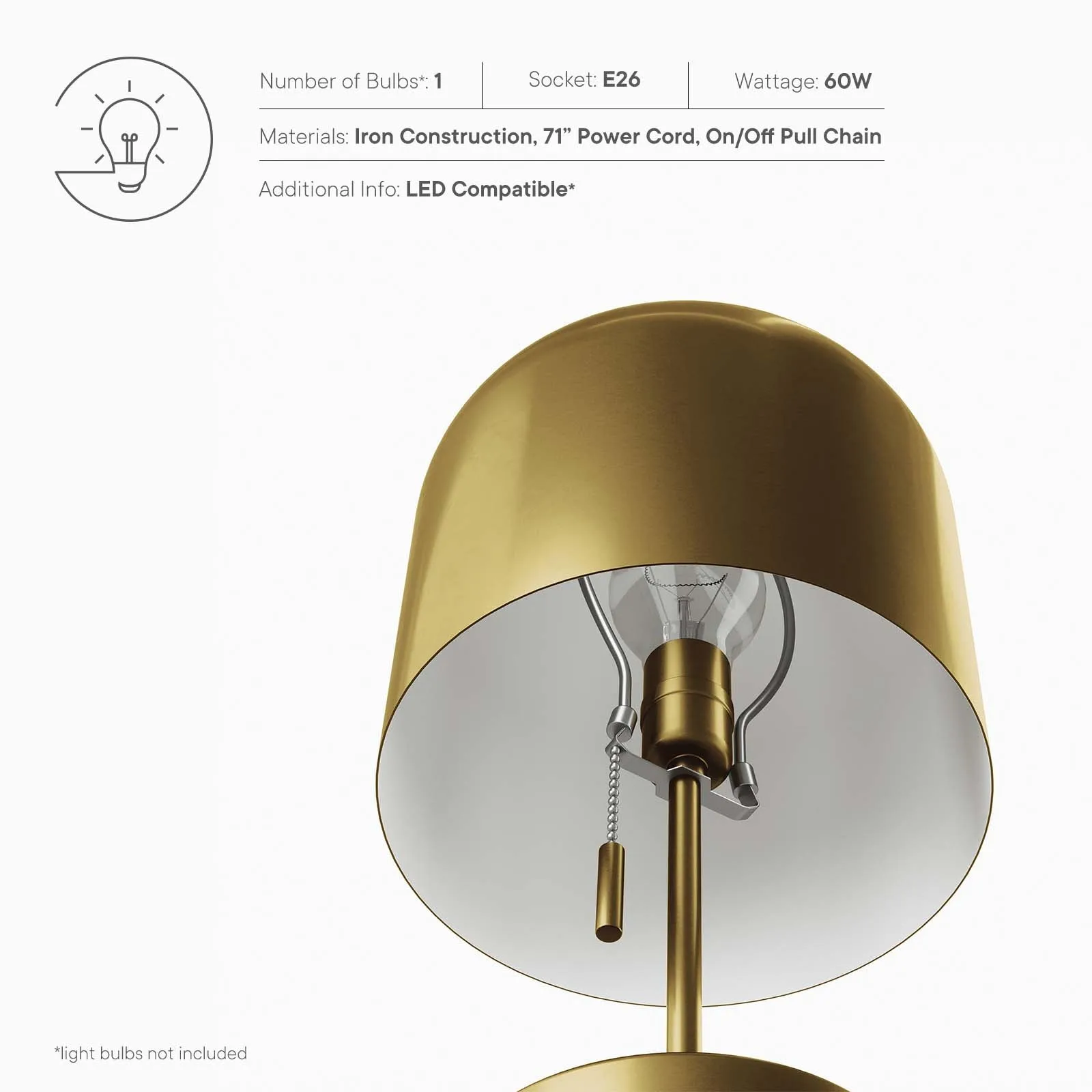 Avenue Table Lamp by Modway