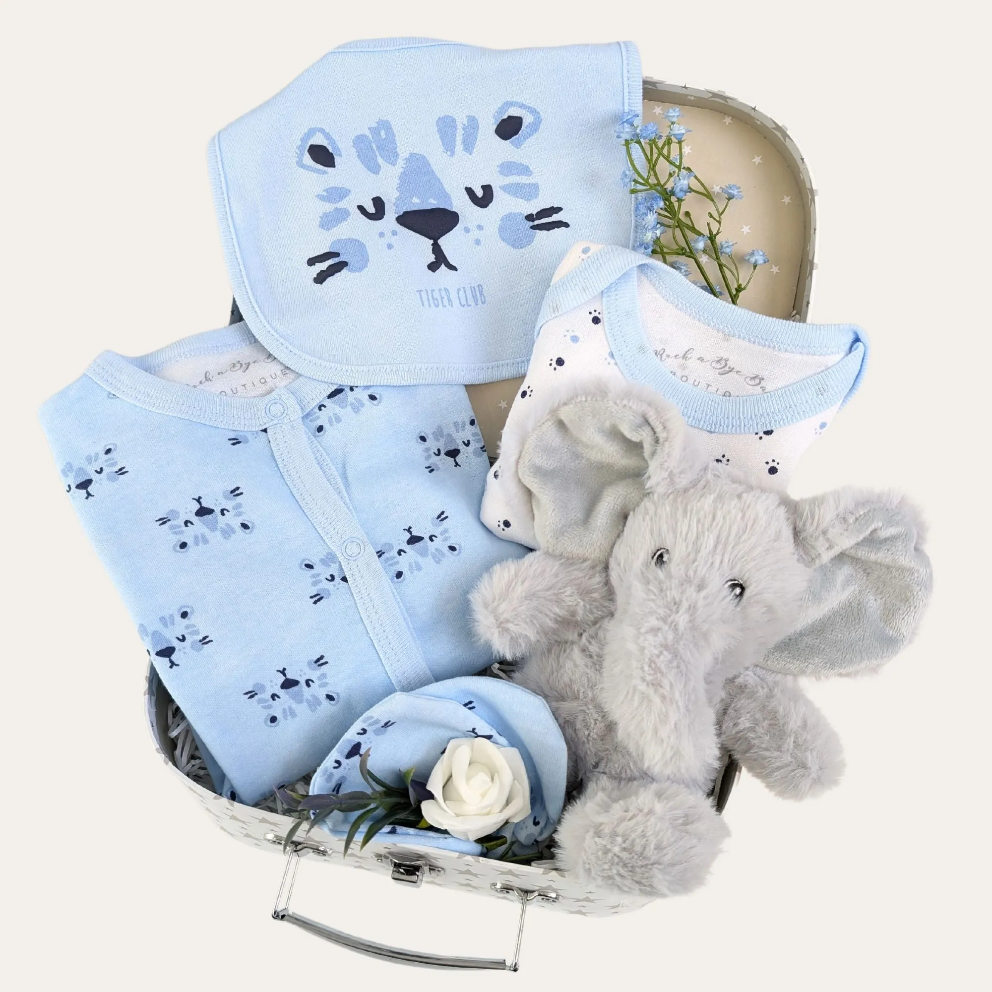 Baby Boy Clothing Gifts Hamper Tiny Tiger Cub Adventures