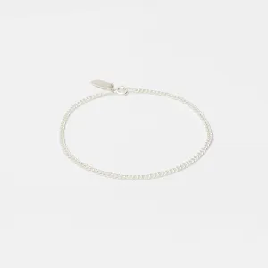 Baby Cuban Bracelet in Silver for her