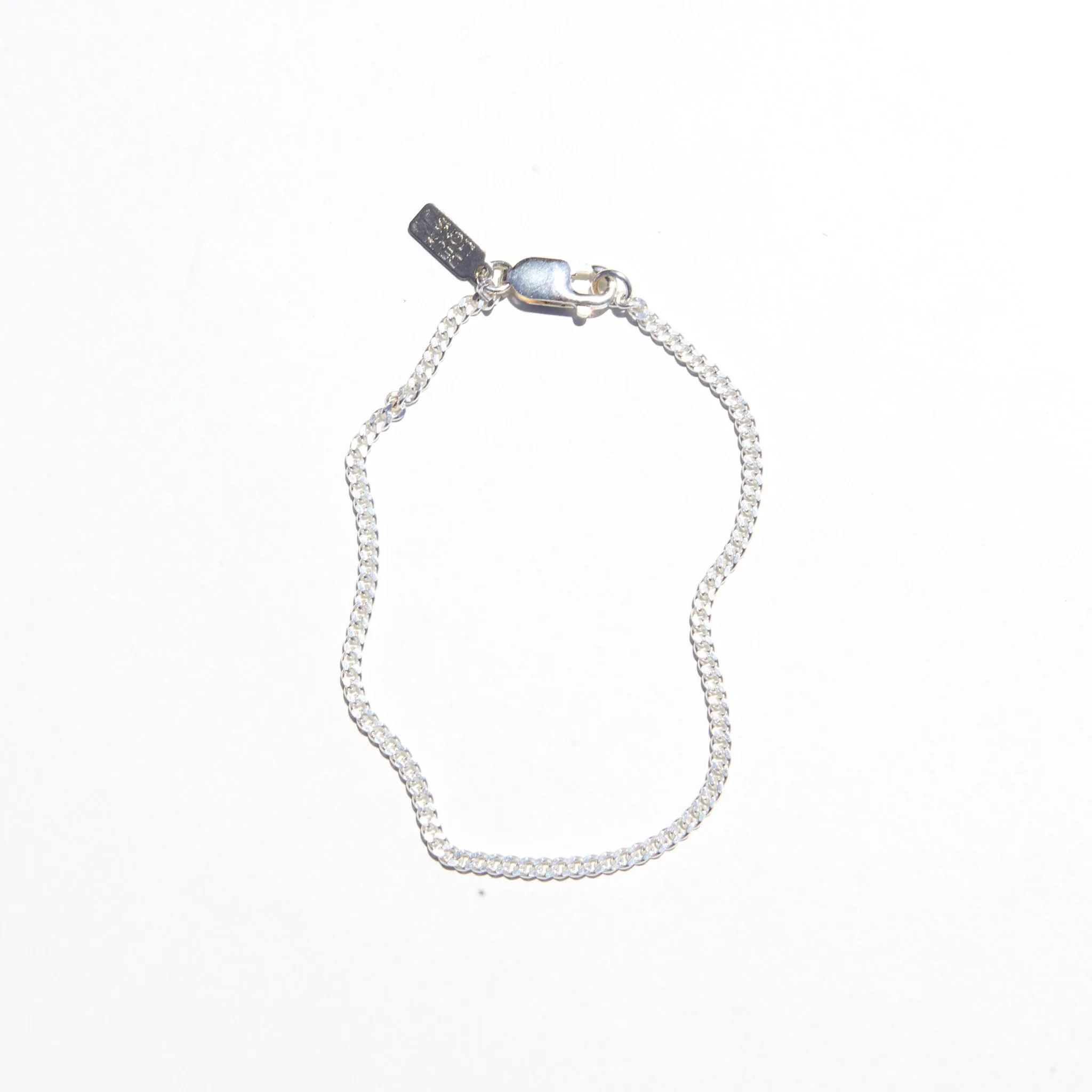 Baby Cuban Bracelet in Silver for her