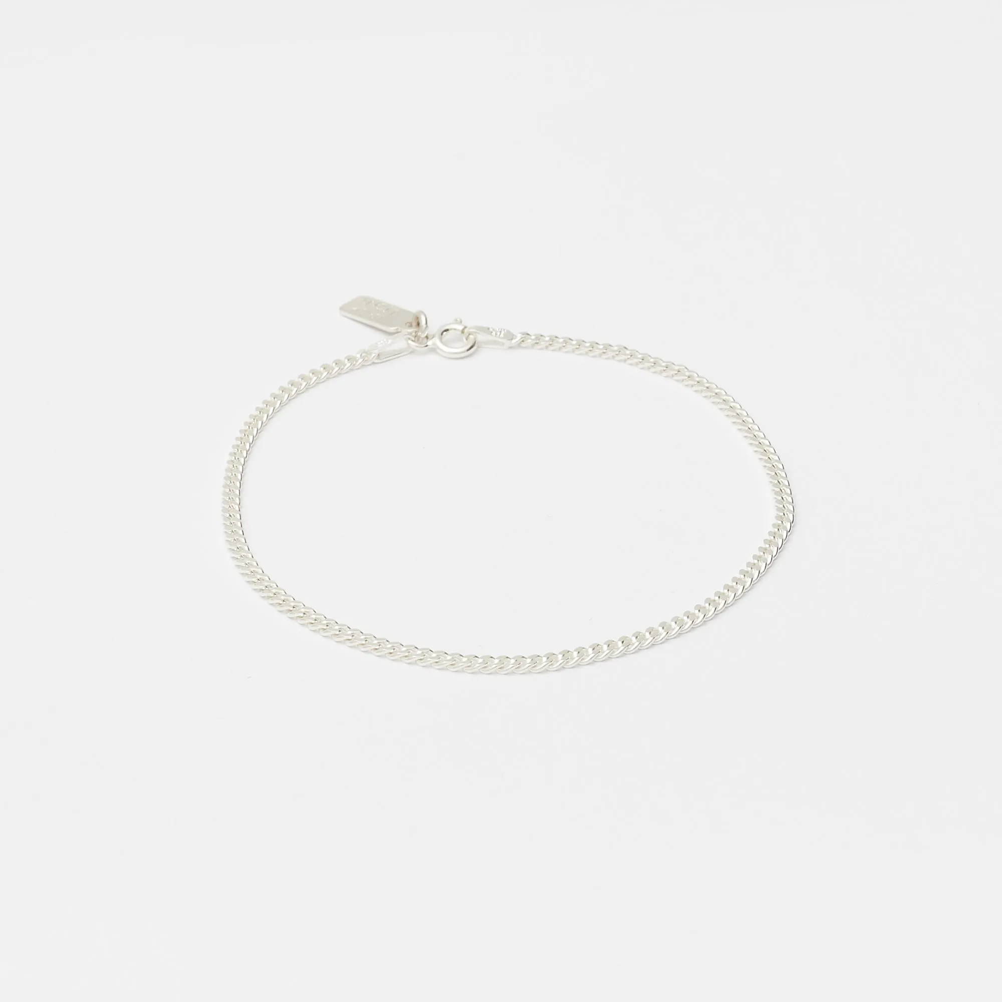 Baby Cuban Bracelet in Silver for her