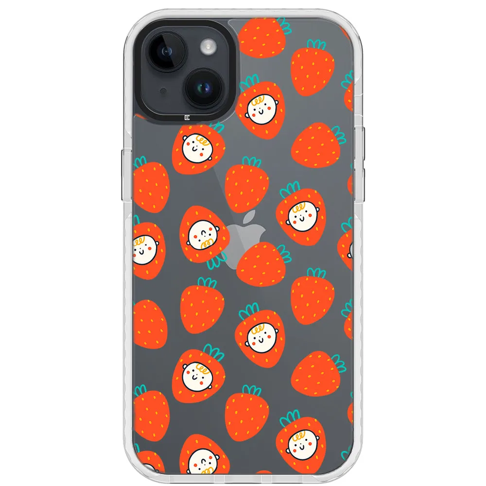 Baby Strawberry Collage Impact iPhone Case