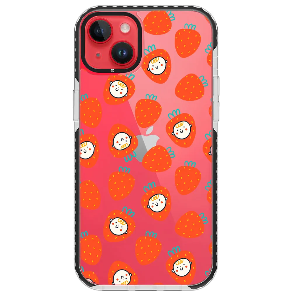 Baby Strawberry Collage Impact iPhone Case