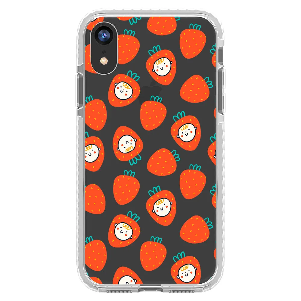 Baby Strawberry Collage Impact iPhone Case