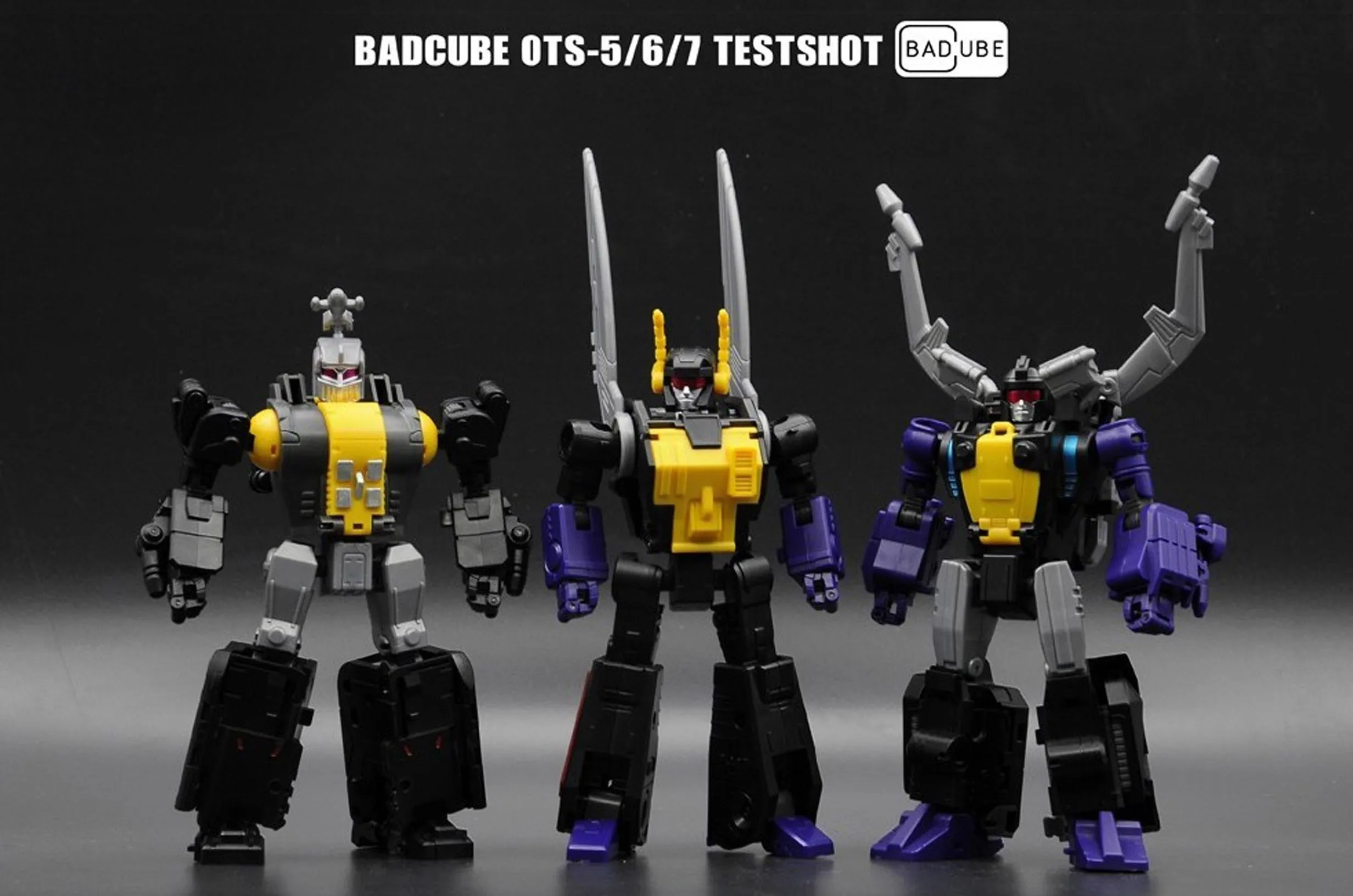 BadCube BC Evil Bug Corps OTS-05 / 06 / 07 Claymore, Hypno, Kickbutt （Shrapnel, Bombshell, Kickback） Collector's Version 14cm / 5.5"