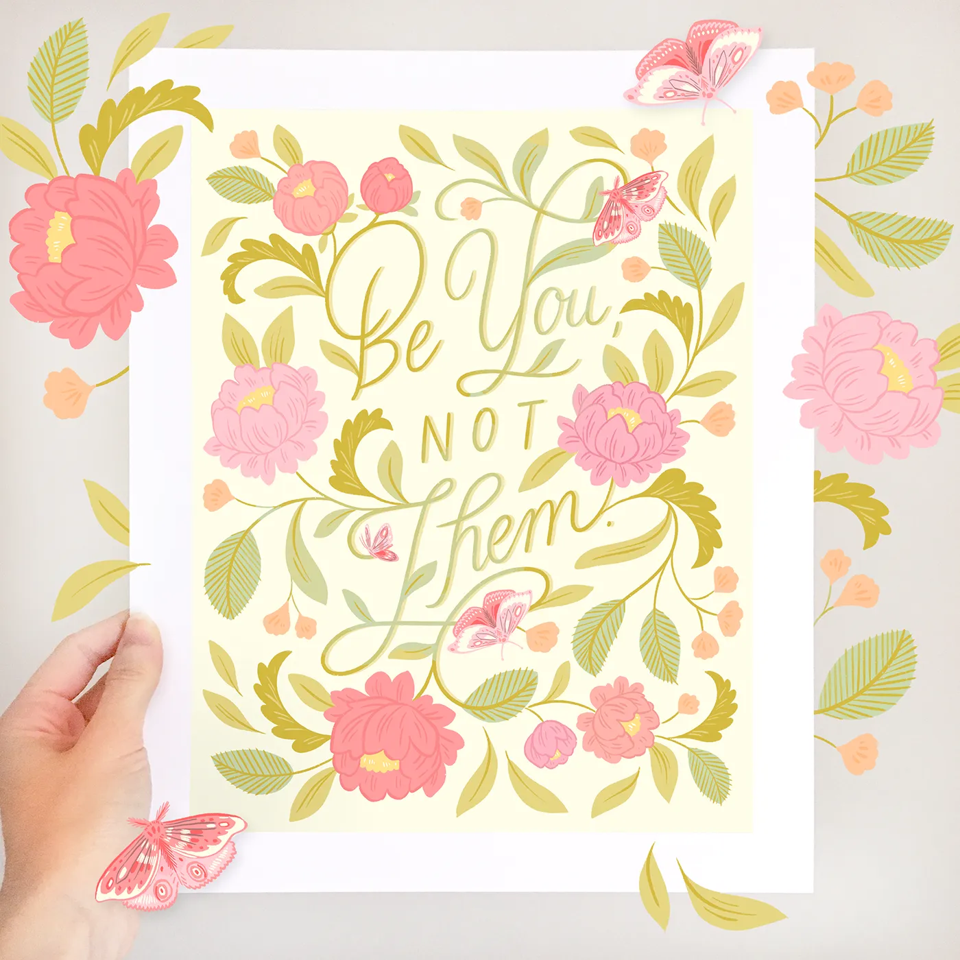 Be You, Not Them Fine Art Print