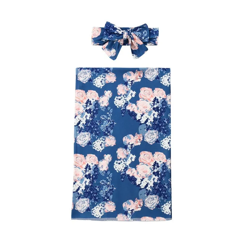 Bella  Bright Blooms Swaddle Set