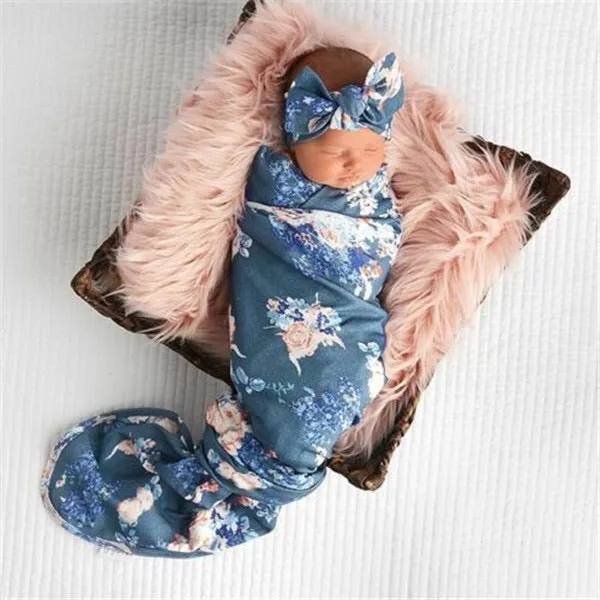 Bella  Bright Blooms Swaddle Set