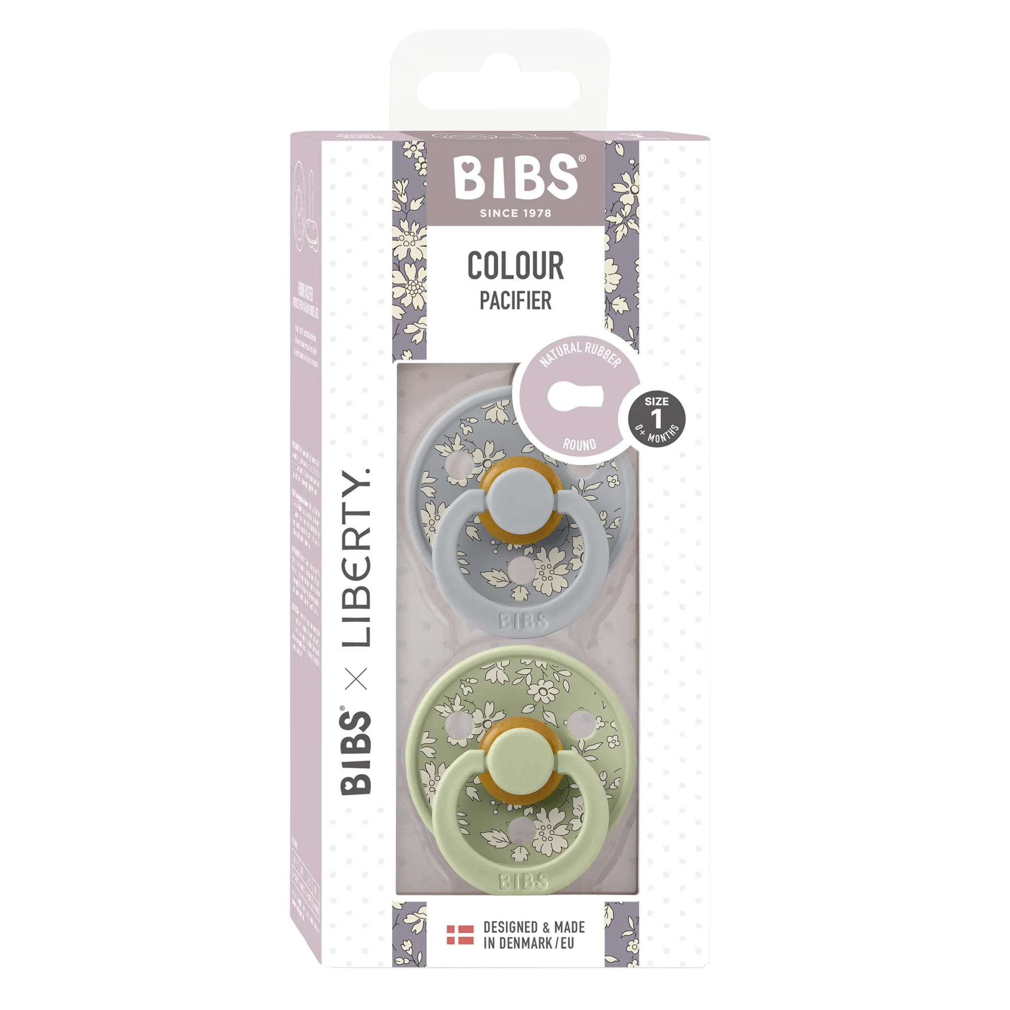 BIBS x LIBERTY Capel/Sage 2 Pack Pacifier