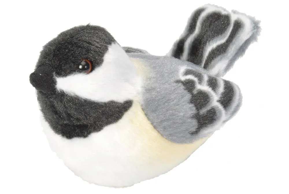 Black-Capped Chickadee Stuffed Animal with Sound