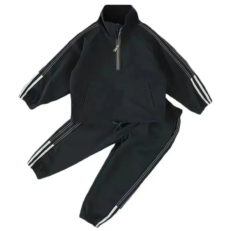 Black Zipper Tracksuit