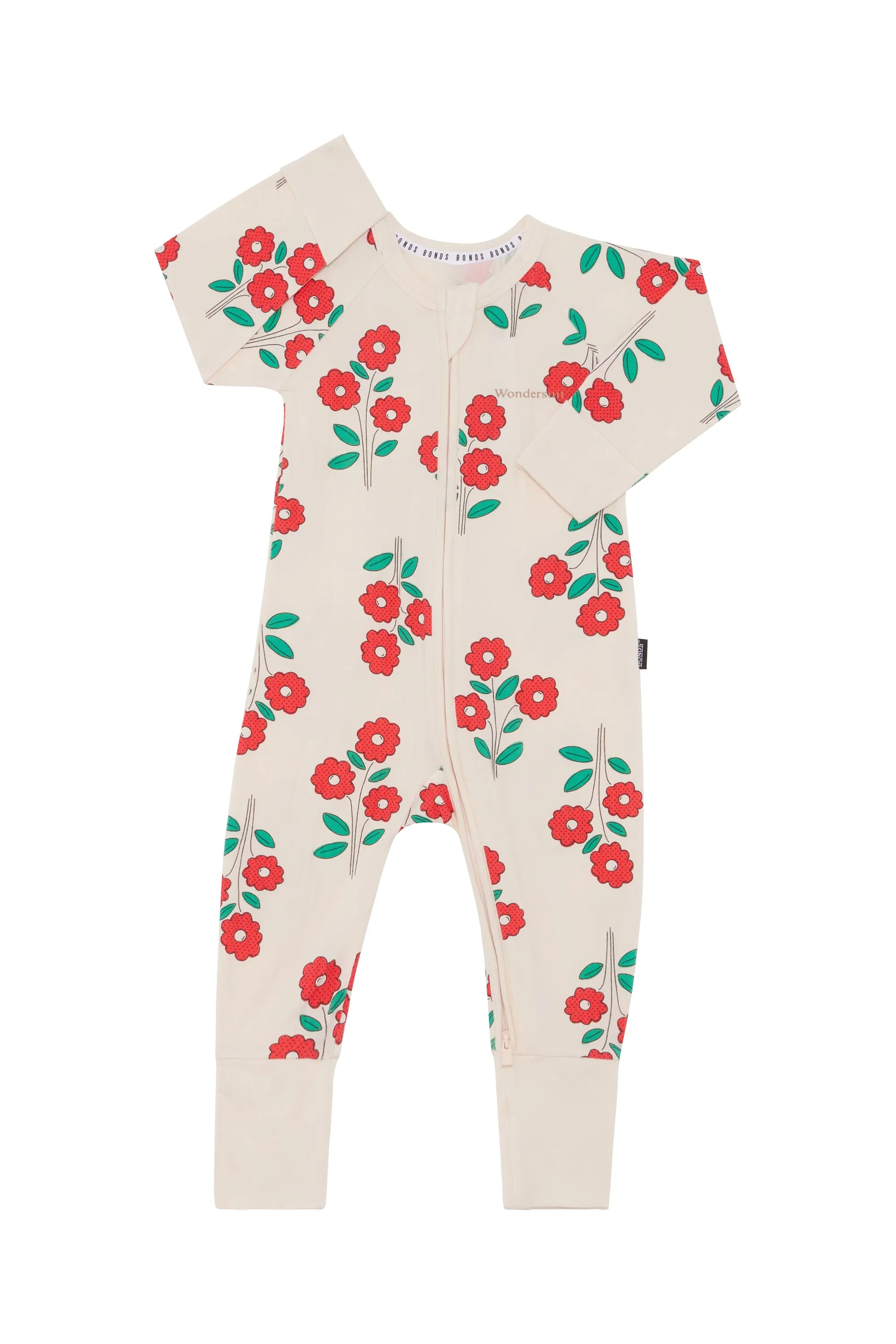 Bonds Zip Wondersuit - Garden Bouqet Poppy