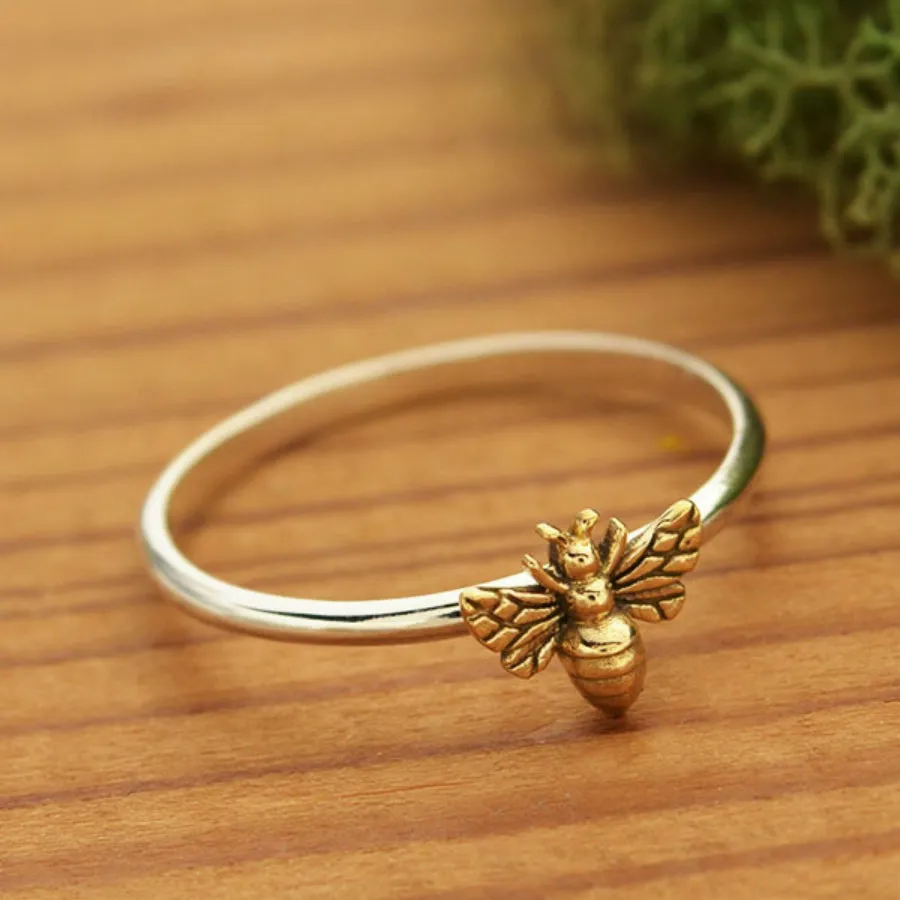 Bronze Bee Ring