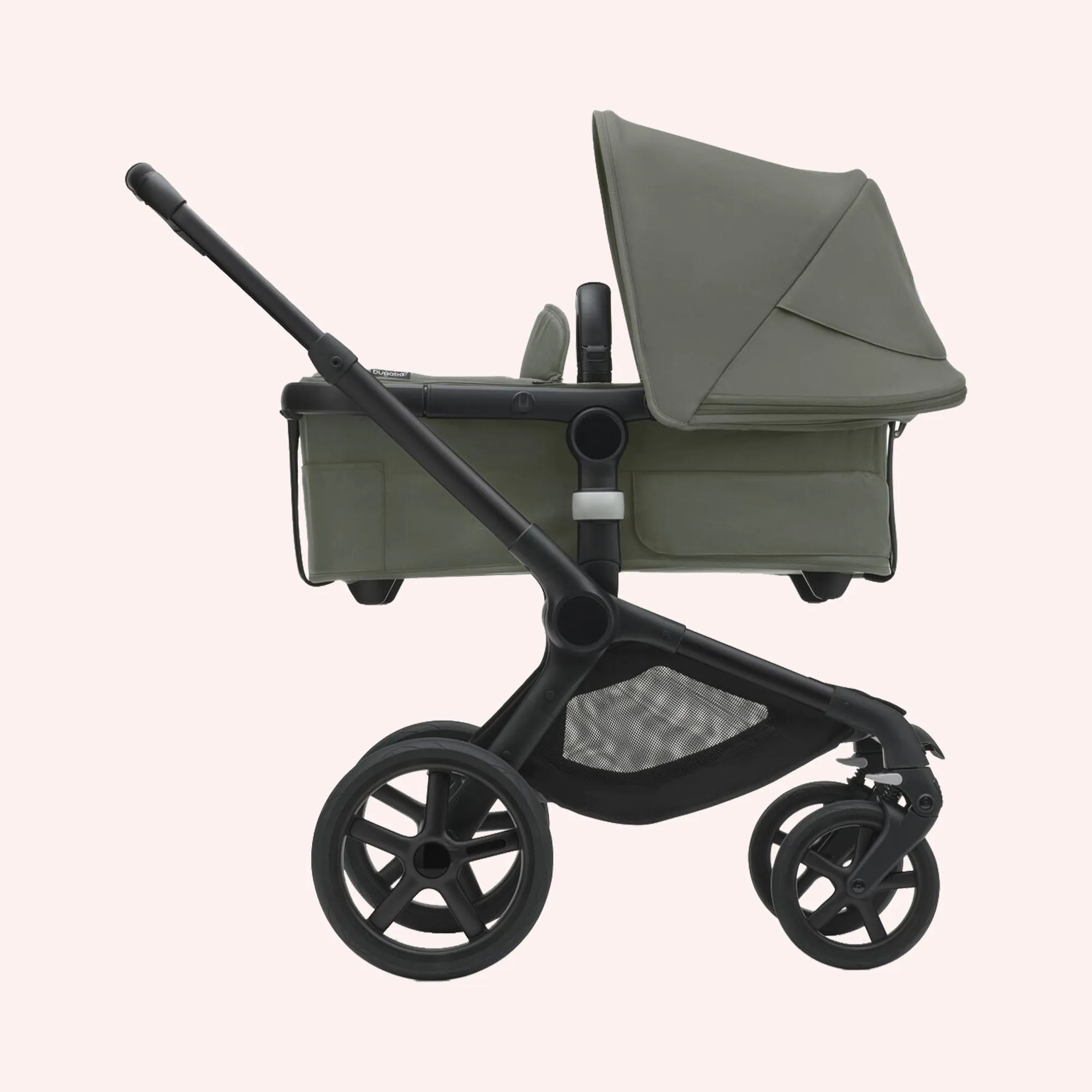 Bugaboo Fox 5 Bassinet and Seat Pram - Black/Forest Green