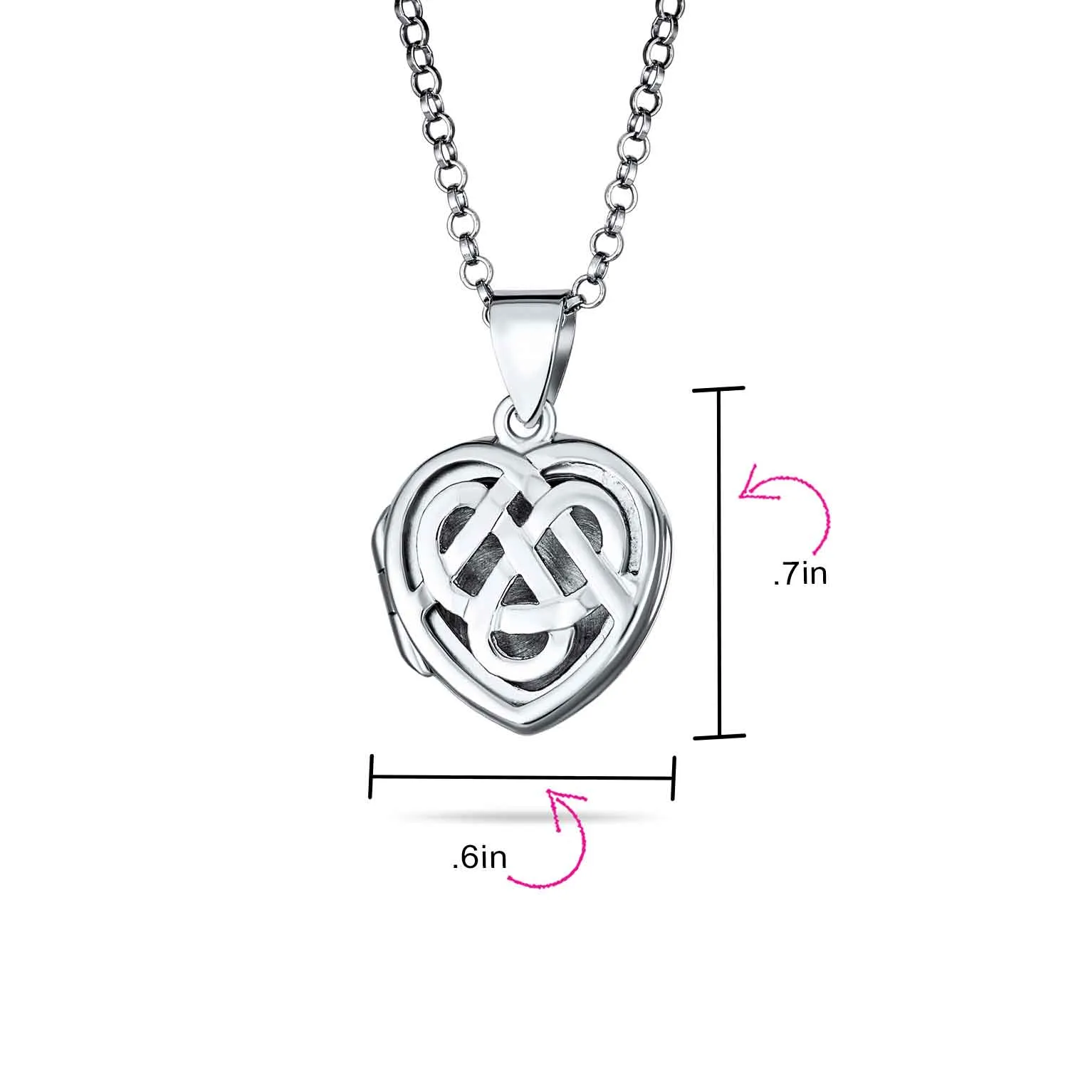 Celtic Triquetra Infinity Knot Butterfly Heart Earrings Pendant Necklace Lockets