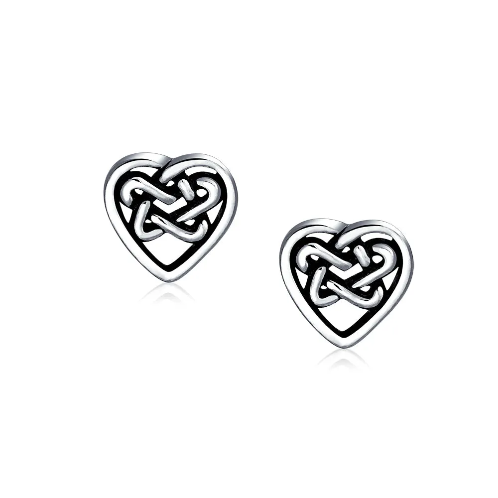 Celtic Triquetra Infinity Knot Butterfly Heart Earrings Pendant Necklace Lockets