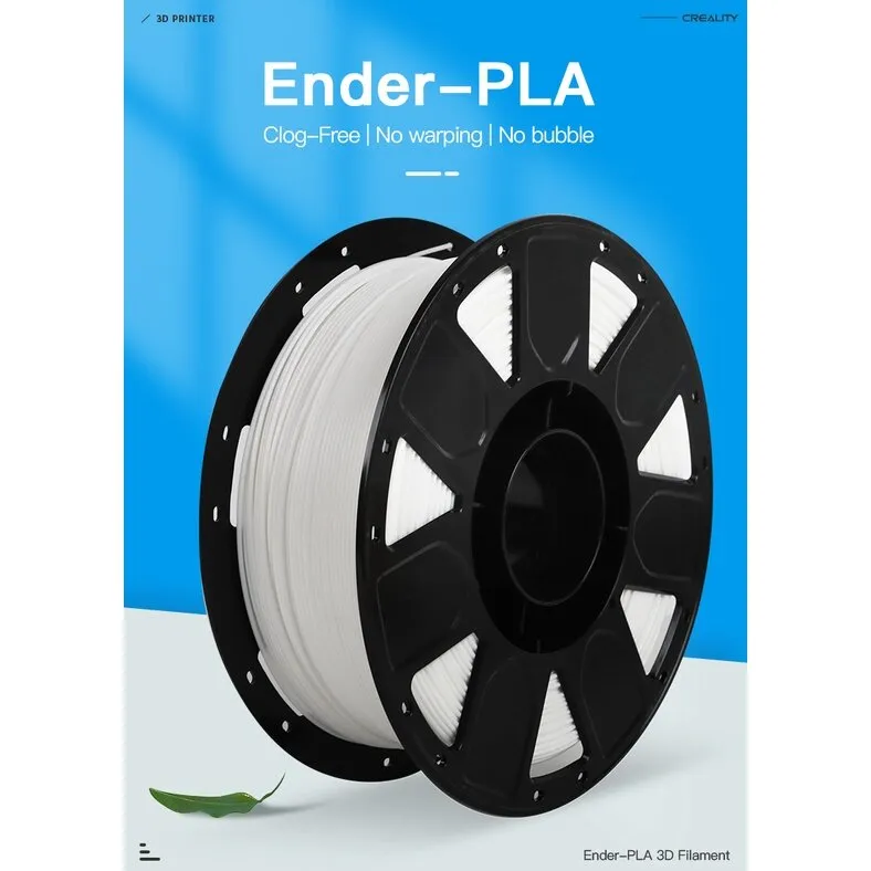 Creality Ender Series PLA Filament 1.0kg 1.75mm Ender-PLA (Black/Grey/White/Red/Blue/Yellow) | Creality Ender PLA