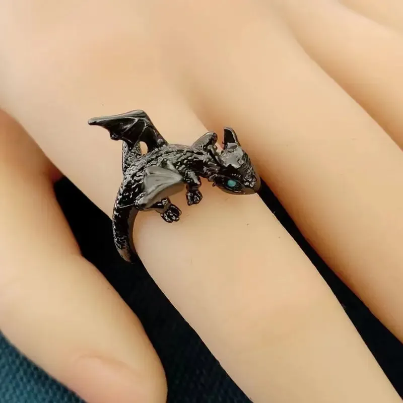 Dark Dragon Themed Ring