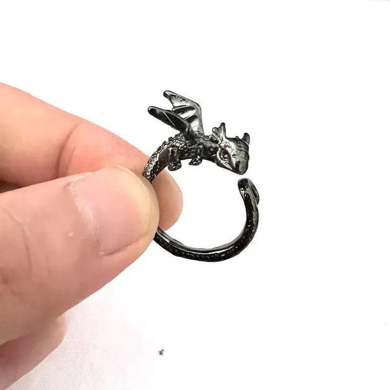 Dark Dragon Themed Ring