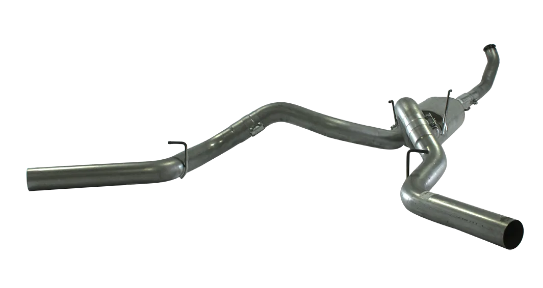 *Discontinued* 2003-2004.5 Cummins 4" Turbo Back Dual Exhaust System w/ Muffler (FLO-705)