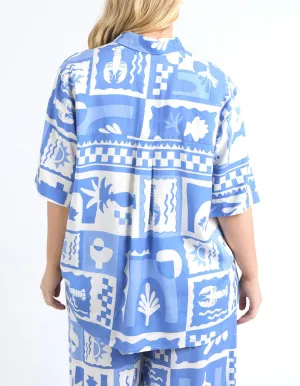 Elm - Holiday Sun Shirt - Cerulean Sun Shirt