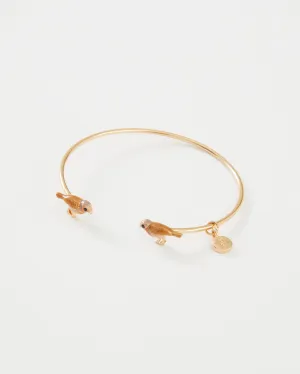 Enamel Robin Bangle