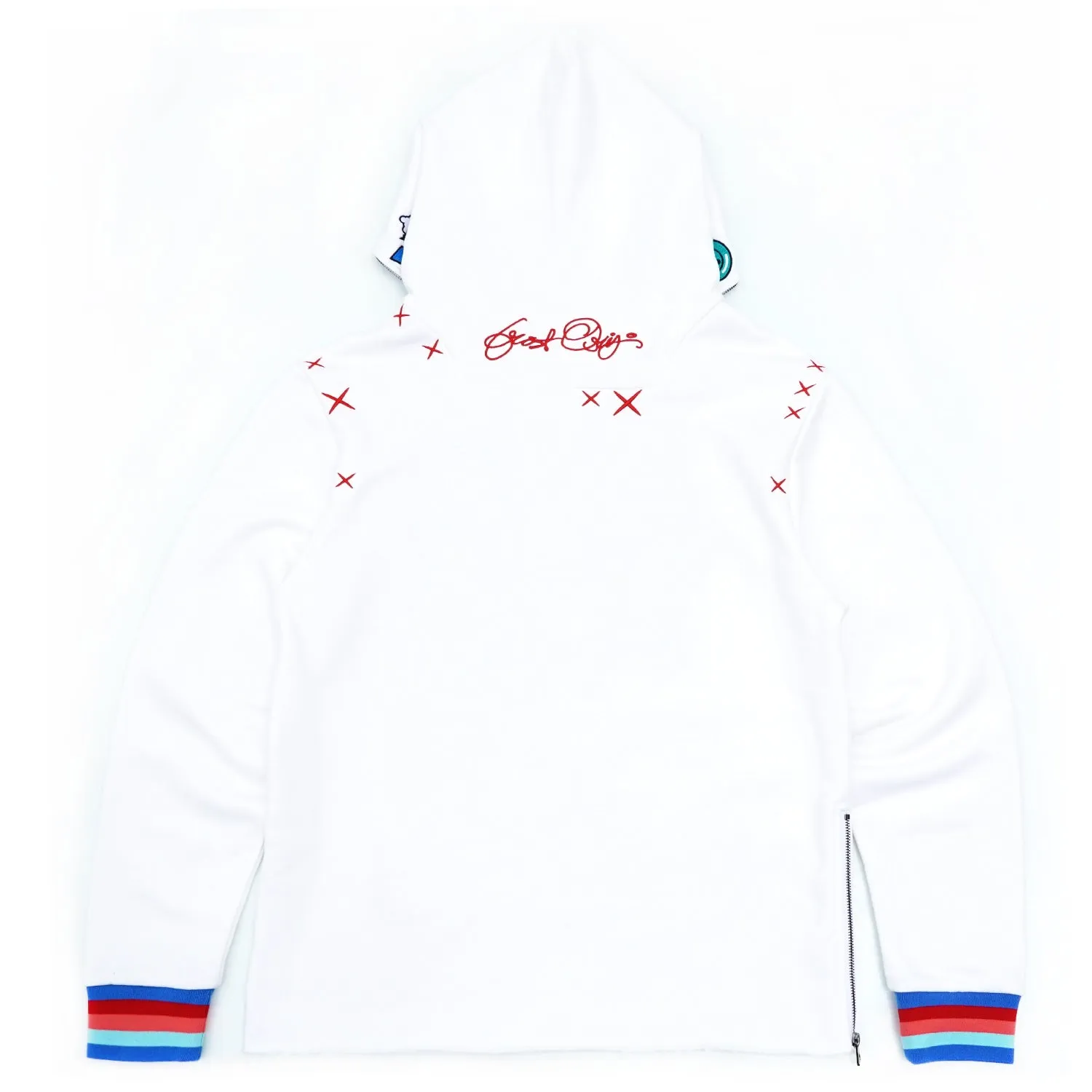 F5738 Love Kills Hoodie - White