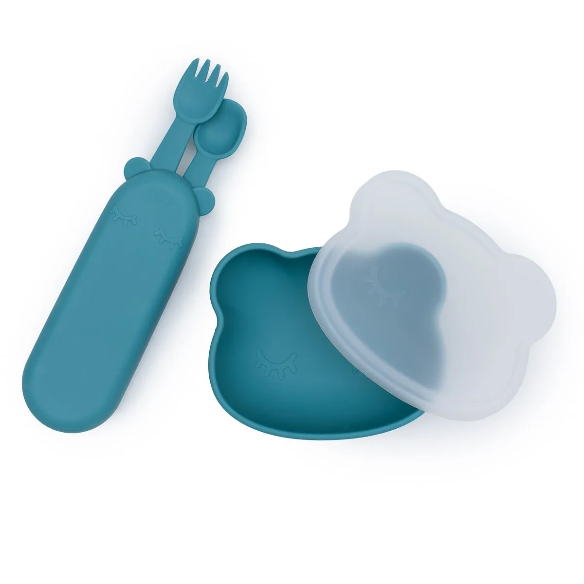 Feedie® Fork & Spoon Set - Blue Dusk