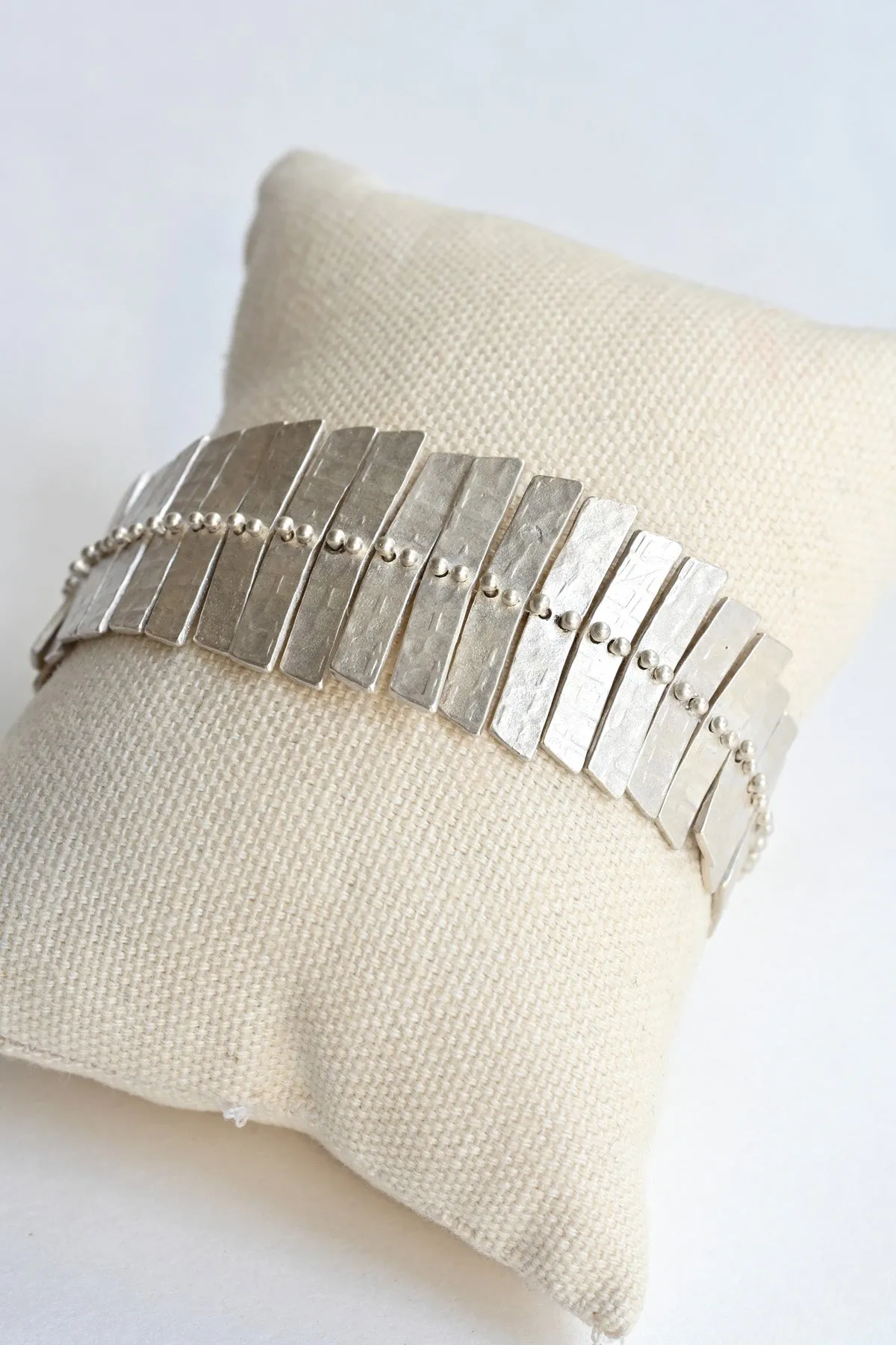 Fishbone Bracelet, Sterling Silver