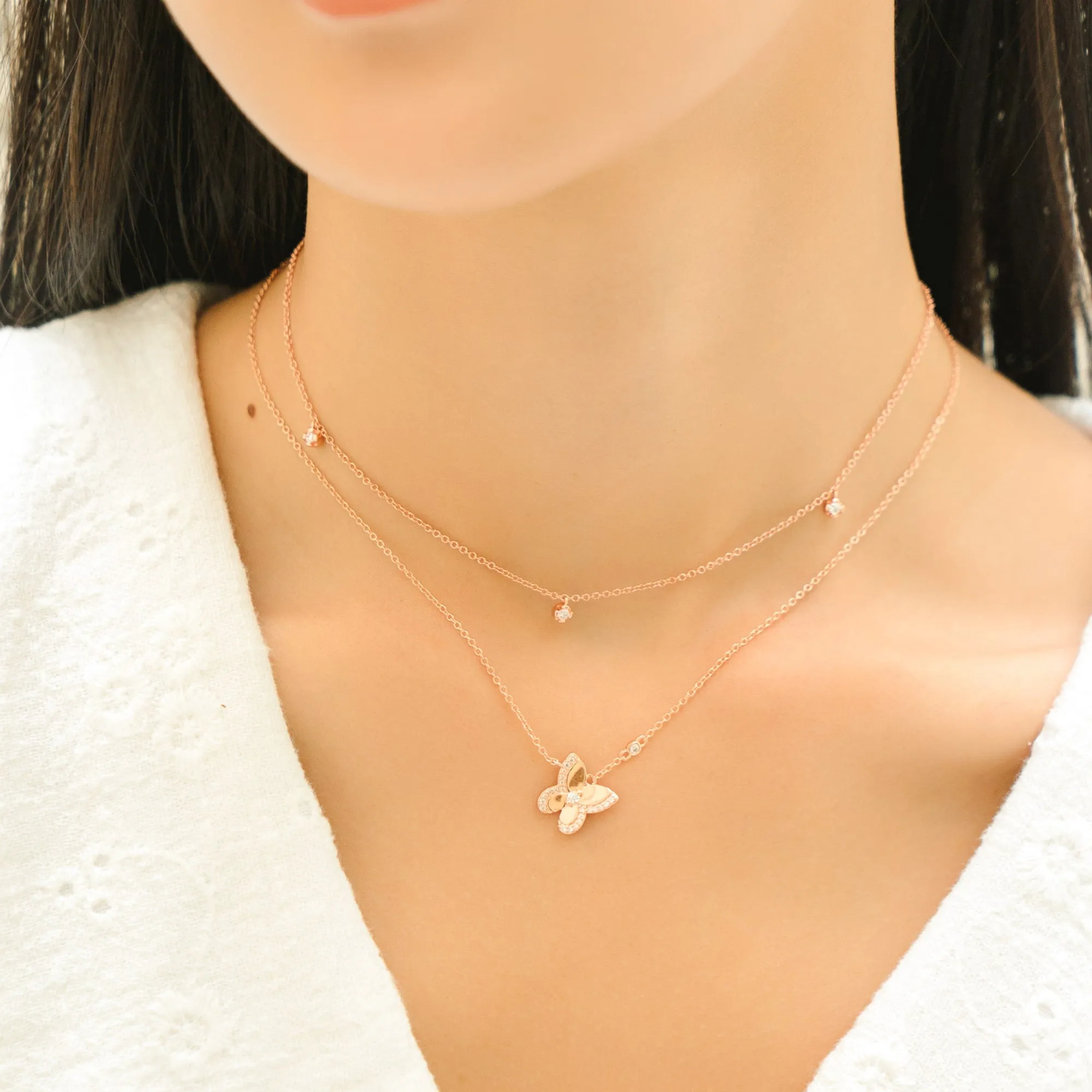 Fynella Butterfly Necklace