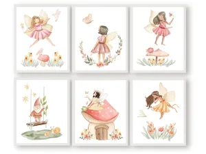 Girls Fairy Nursery Prints