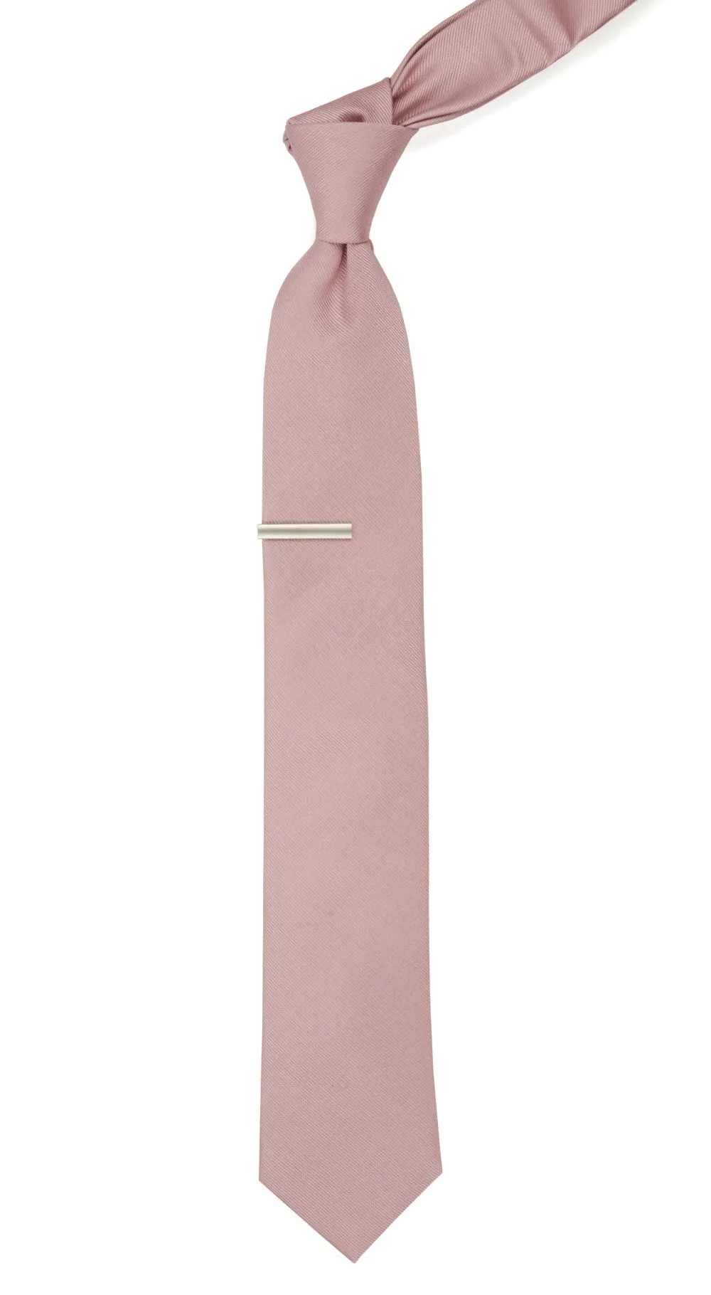 Grosgrain Solid Baby Pink Tie