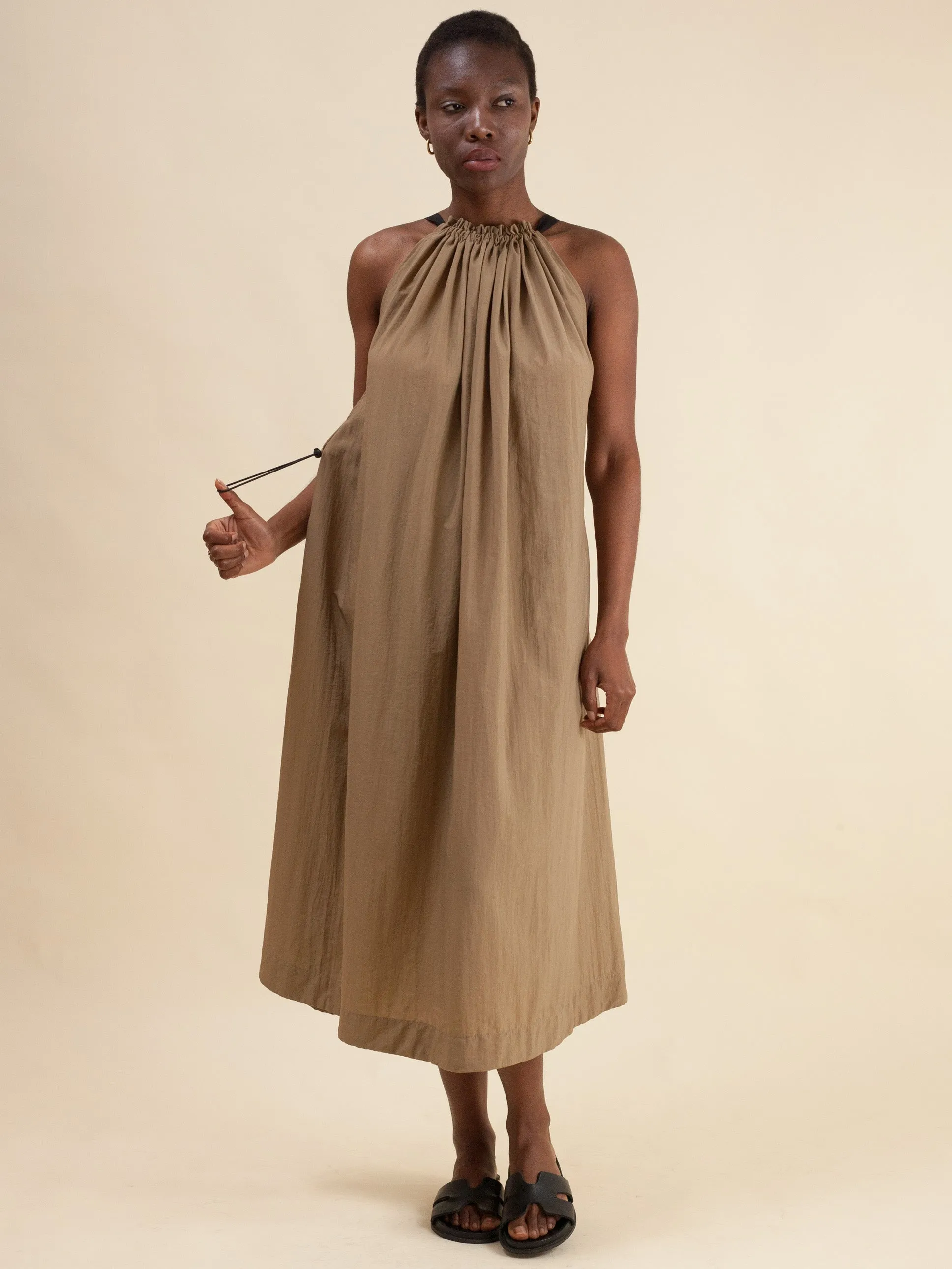 Halter Dress (Pebble Stone)