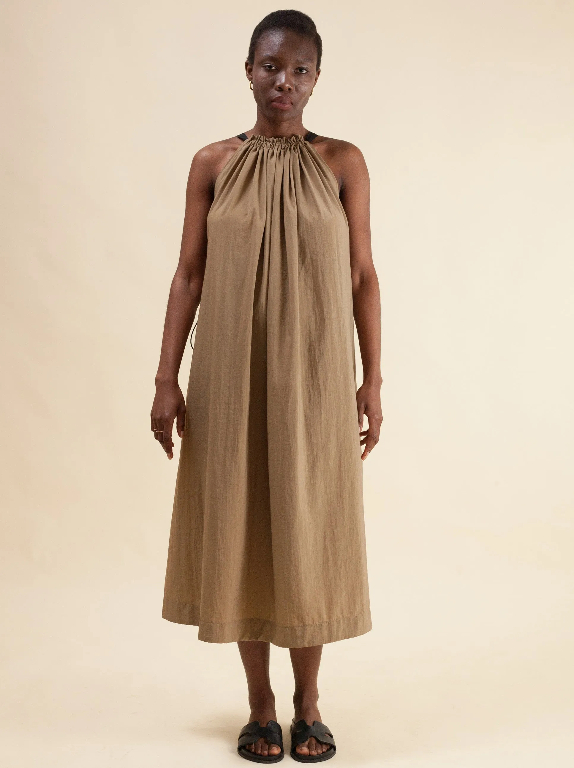 Halter Dress (Pebble Stone)