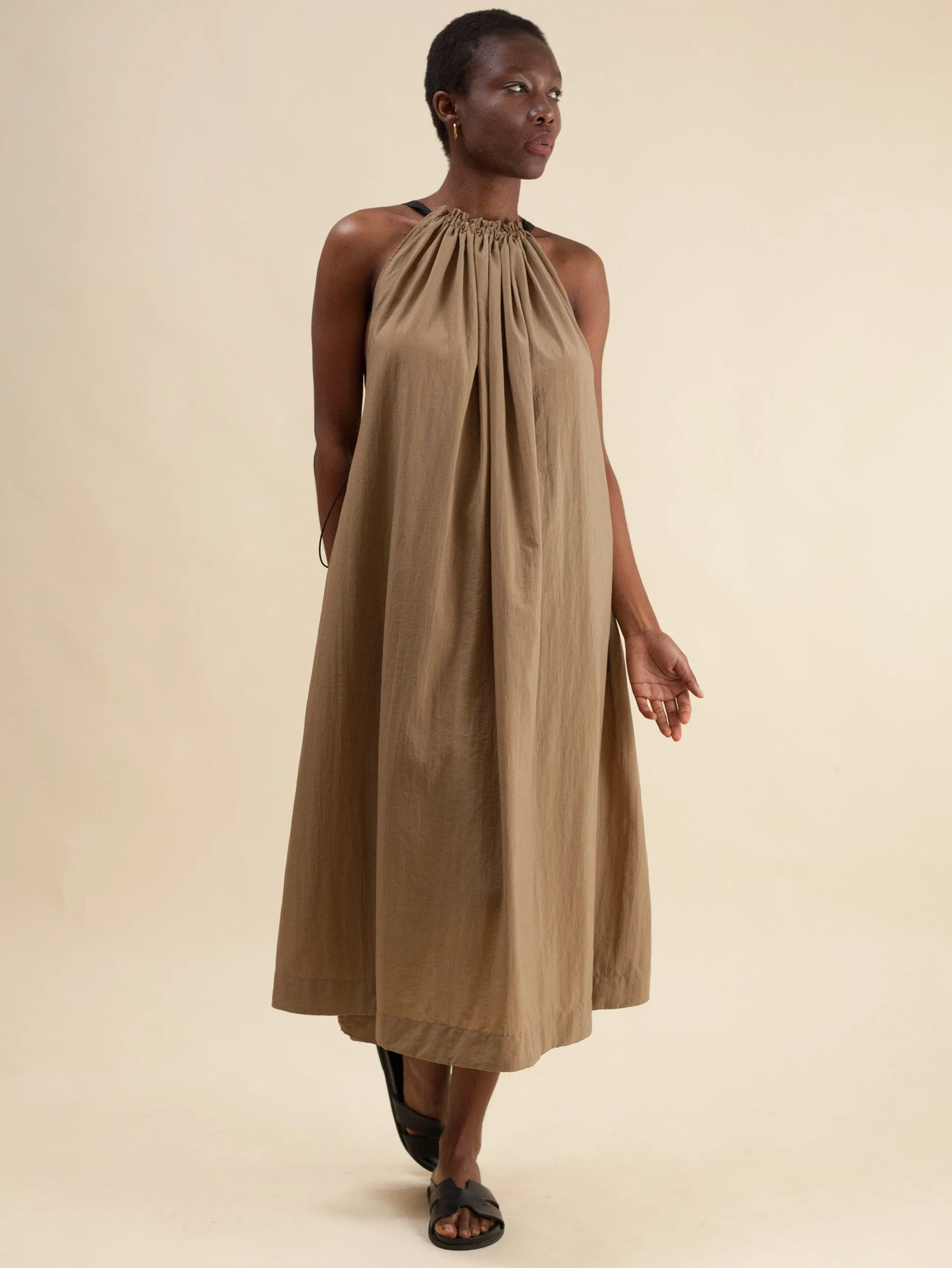 Halter Dress (Pebble Stone)