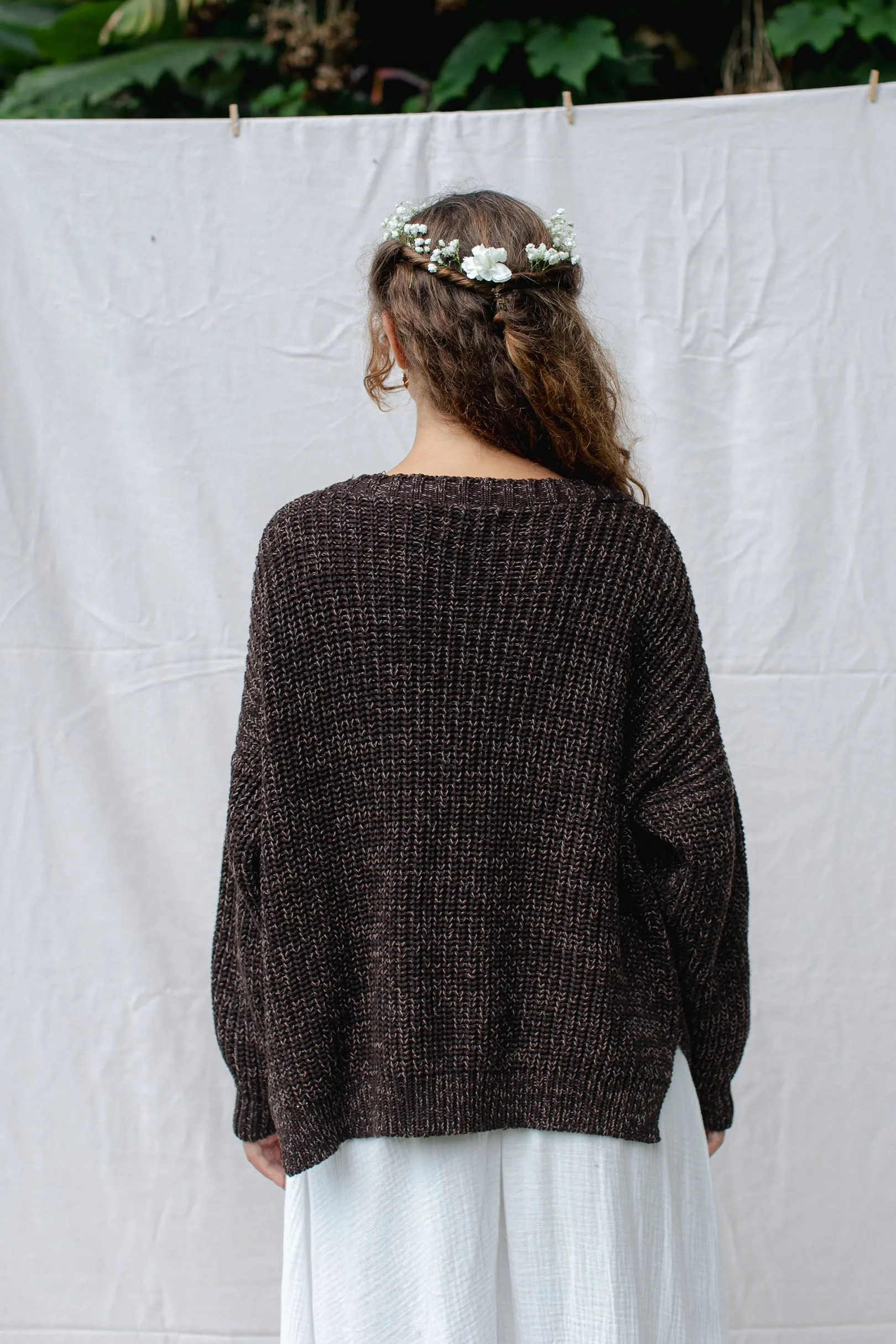 Helga Cardigan Coffee