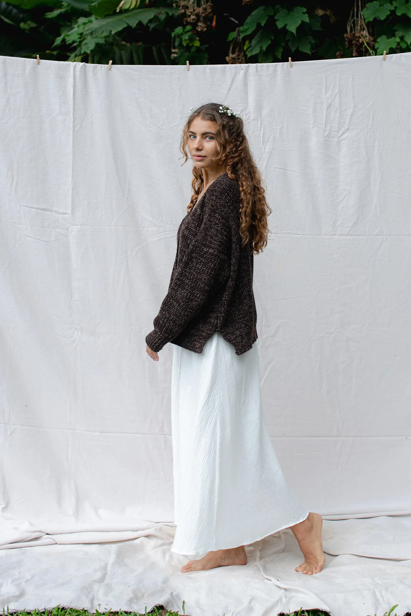 Helga Cardigan Coffee