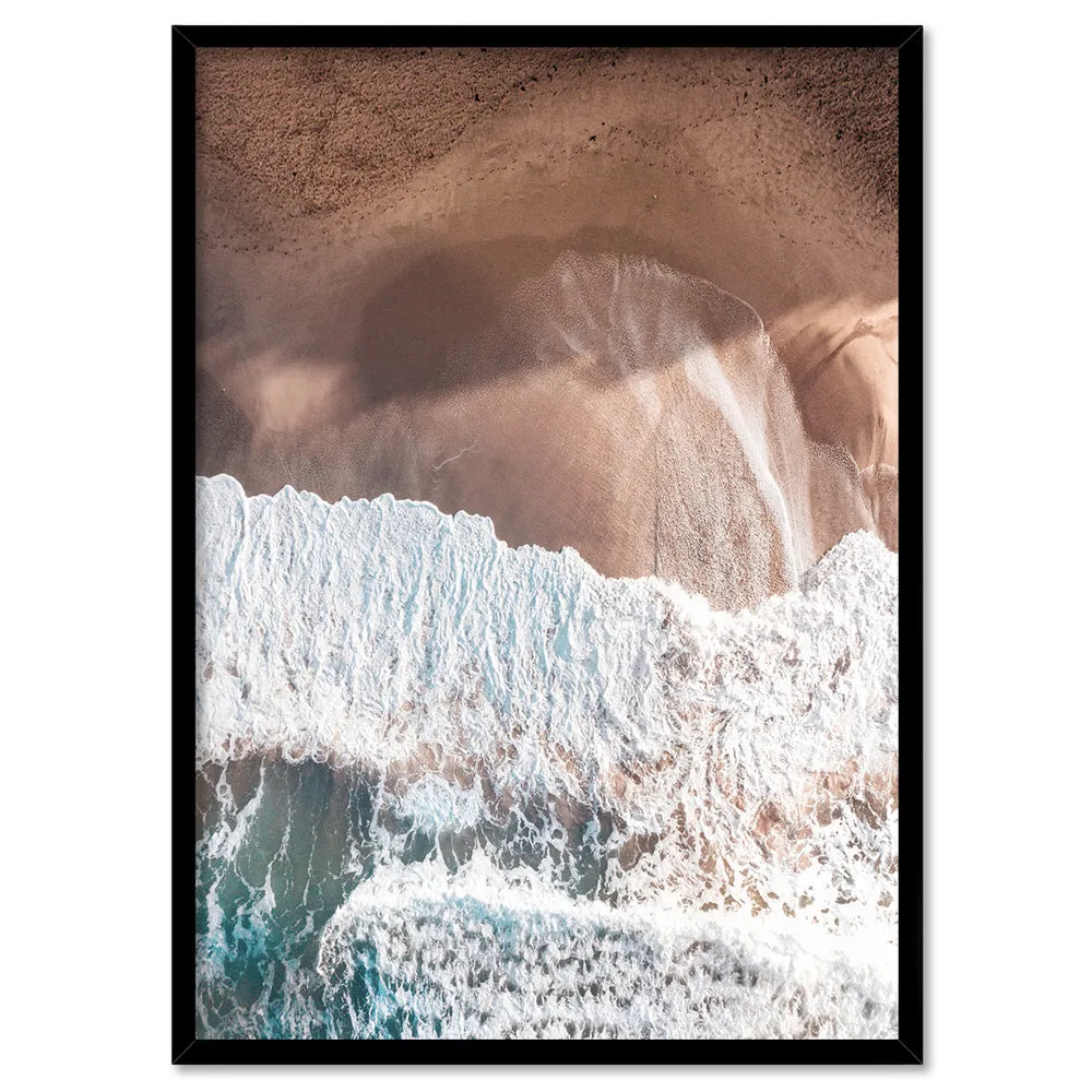 Jan Juc Beach VIC Aerial - Art Print by Beau Micheli