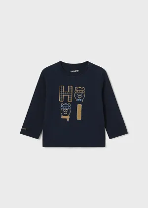 Mayoral 2030 056 - Navy Long Sleeve Top