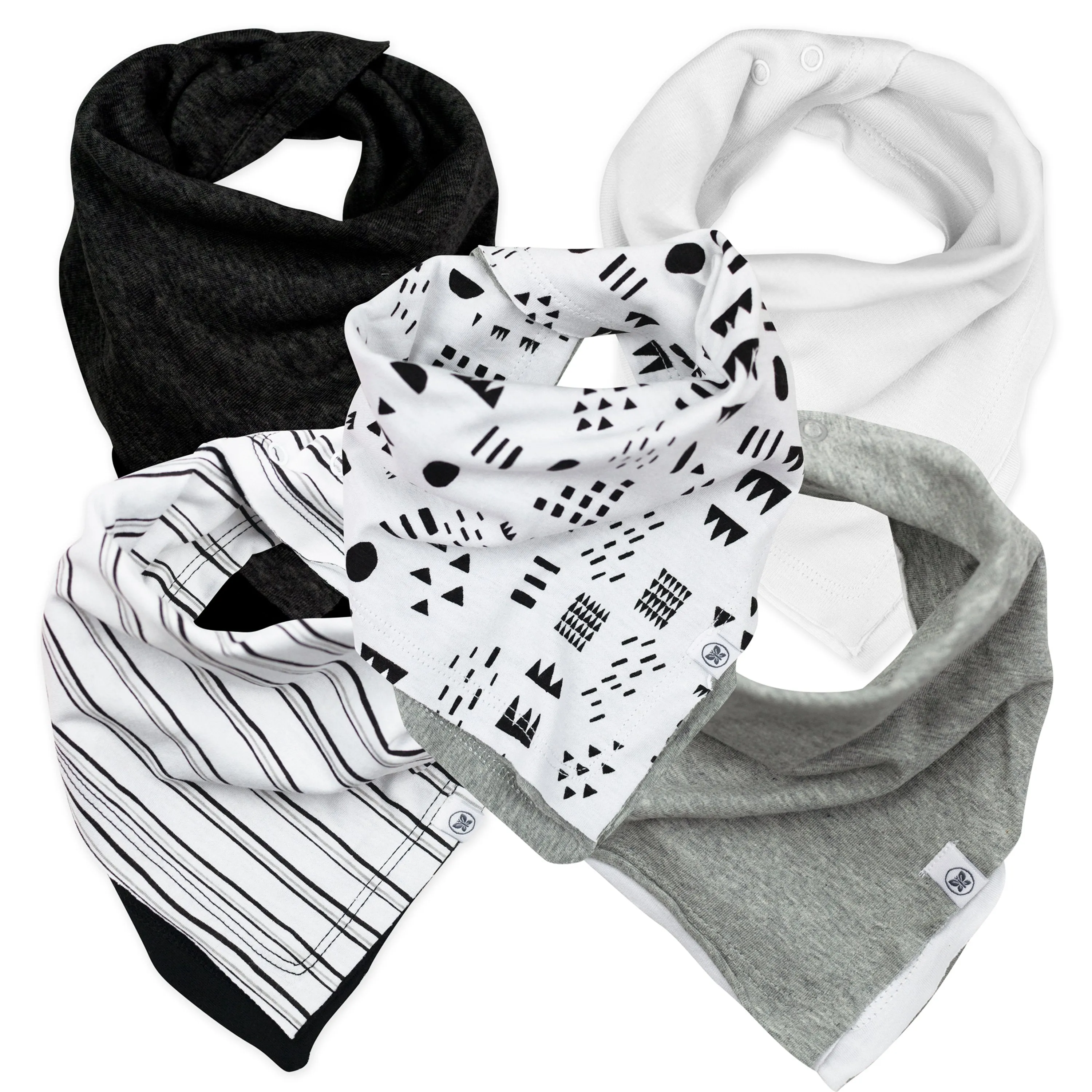 Multipack Organic Cotton Reversible Bandana Bibs