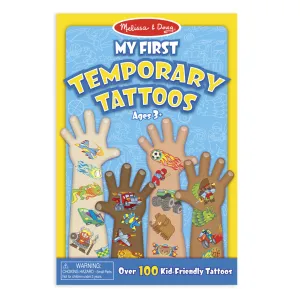 My First Temporary Tattoos: 100  Kid-Friendly Tattoos - Adventure, Creatures, Sports, and More